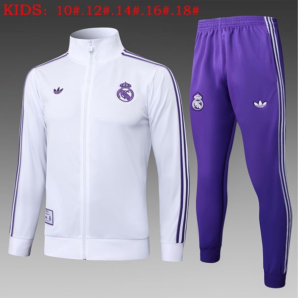 Ninos Chandal Real Madrid 2025/26 Blanco 7